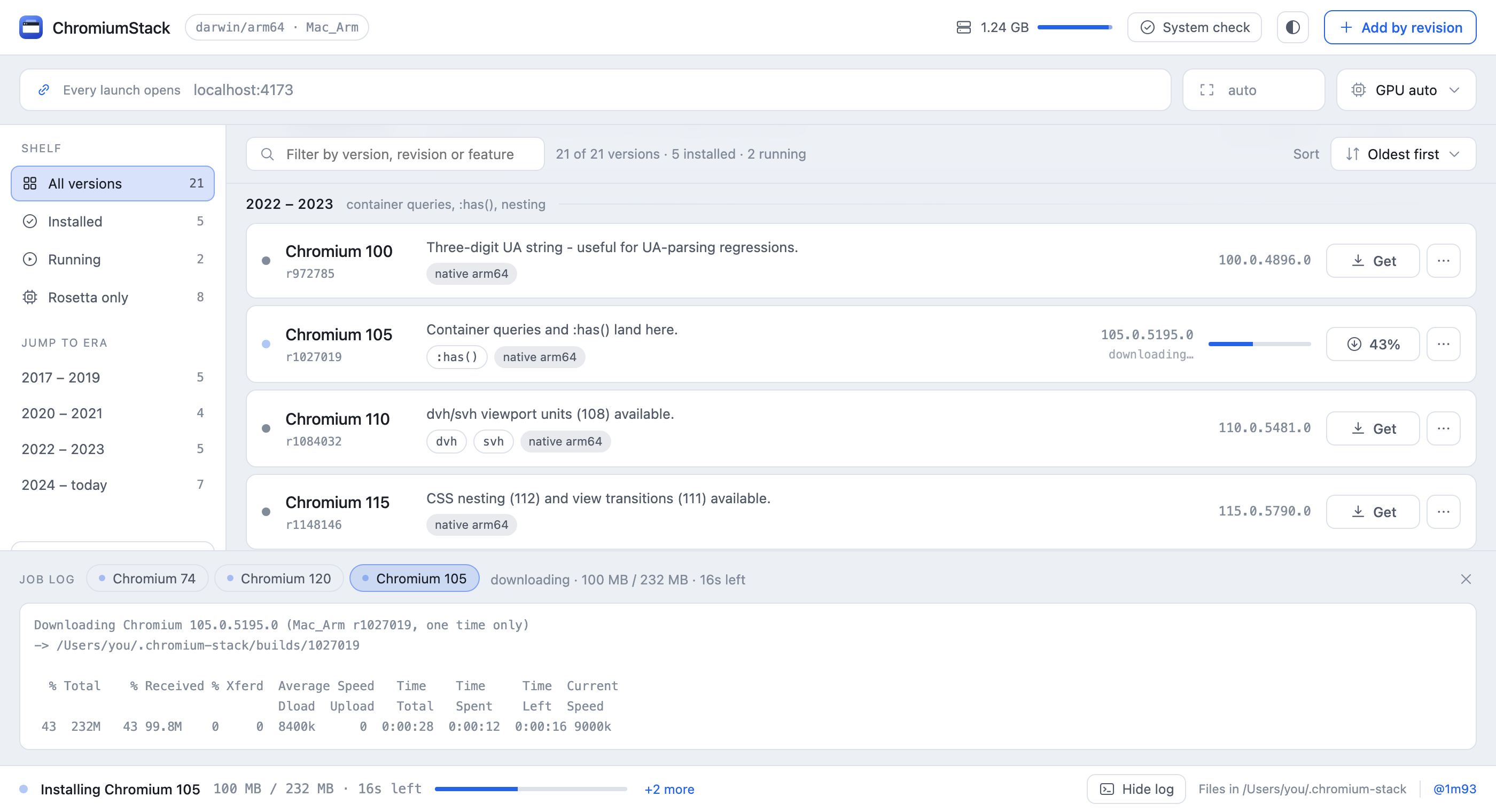 The same window in the light theme